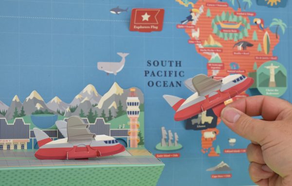 Kids giant world map